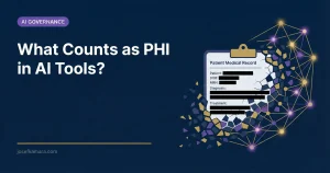 What counts as PHI in AI tools showing the Mosaic Effect and re-identification risk from combining de-identified health data