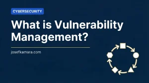 What is Vulnerability Management? Featured image for josefkamara.com Cybersecurity article