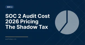 SOC 2 Audit Cost 2026: The Full Pricing Breakdown. Featured image for josefkamara.com SOC 2 article.