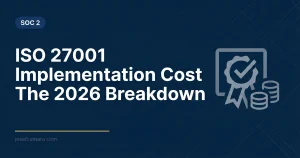 ISO 27001 Implementation Cost: Featured image for josefkamara.com SOC 2 article