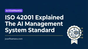 ISO 42001 Explained: Featured image for josefkamara.com AI Governance article